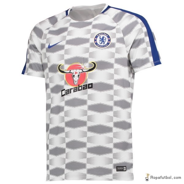 Camiseta Entrenamiento Chelsea 2017/18 Blanco Gris